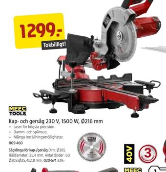 Jula Meec tools kap- & gersåg erbjuda