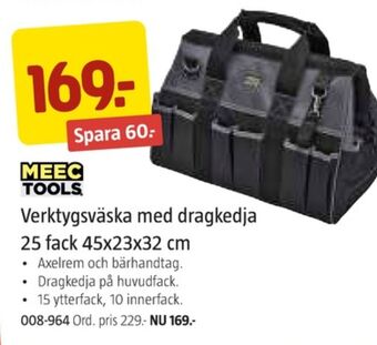 Jula Meec tools verktygsväska erbjuda