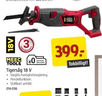 Jula Meec tools tigersåg erbjuda