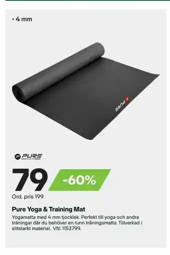 XXL Pure Yoga & Training Mat erbjuda