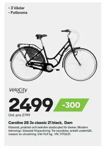 XXL Caroline 28 3s classic 21 black, Dam erbjuda