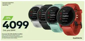 Forerunner 745, GPS, EU/PAC, FreshMint