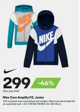 XXL Nike Core Amplify FZ, Junior erbjuda