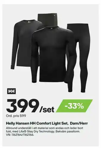 XXL Helly Hansen HH Comfort Light Set, Dam/Herr erbjuda