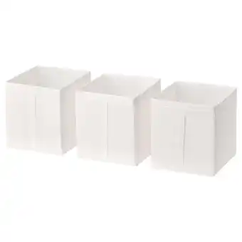 IKEA Skubb låda, vit, 31x34x33 cm erbjuda