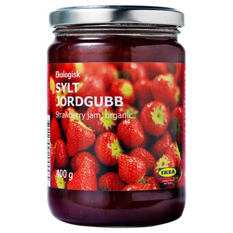 IKEA Sylt jordgubb jordgubbssylt, ekologisk, 400 g erbjuda