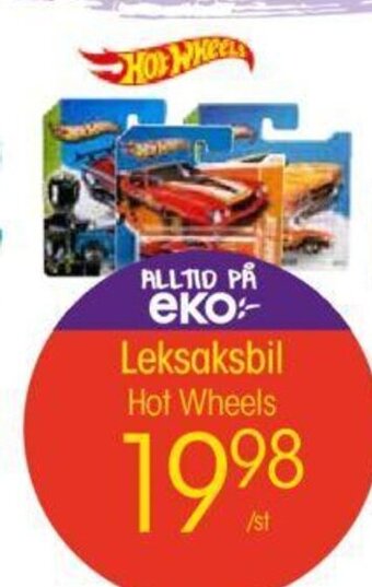 EKO Leksaksbil Hot Wheels erbjuda