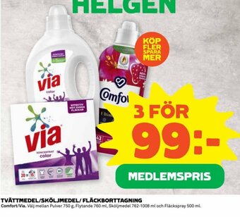 Coop Extra TVÄTTMEDEL/SKÖLJMEDEL/FLÄCKBORTTAGNING erbjuda