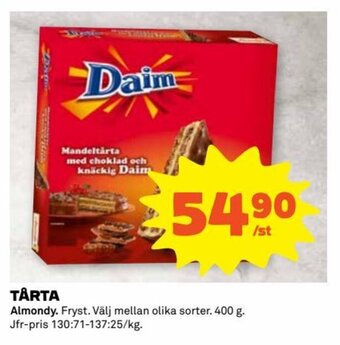 Coop Extra TÅRTA erbjuda