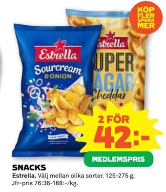Coop SNACKS erbjuda