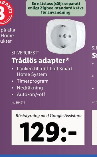 Lidl Trådlös adapter erbjuda