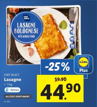 Lidl Lasagne erbjuda