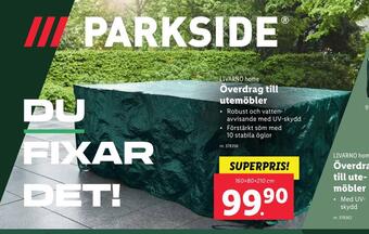 Lidl Överdrag till utemöbler erbjuda