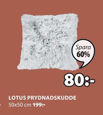 JYSK Lotus prydnadskudde erbjuda