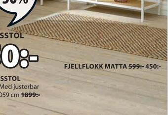 JYSK Fjellflokk matta erbjuda
