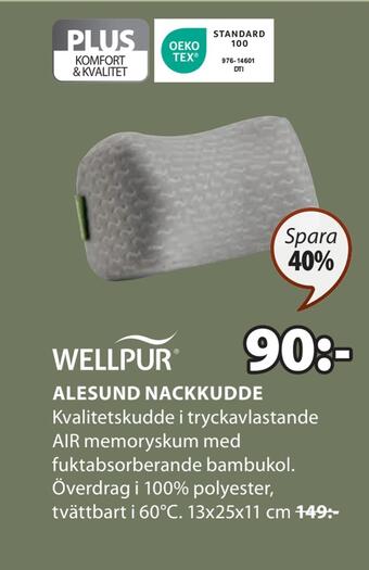 JYSK Alesund nackkudde erbjuda