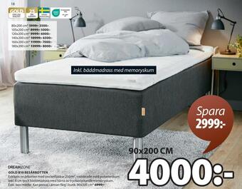 JYSK Gold b10 resårbotten erbjuda