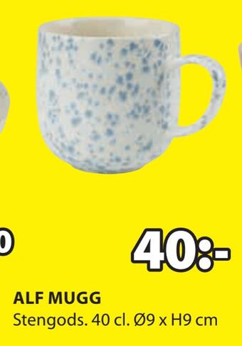 JYSK Alf mugg erbjuda