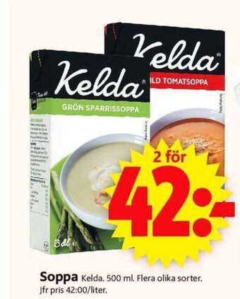 ICA Supermarket Soppa Kelda. 500 ml. erbjuda