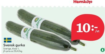 Hemköp Svensk gurka erbjuda