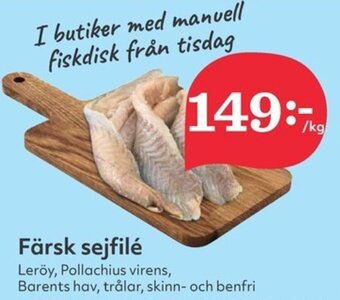 Hemköp Färsk sejfilé erbjuda