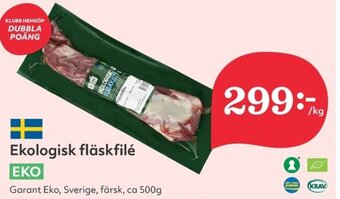 Hemköp Ekologisk fläskfilé erbjuda