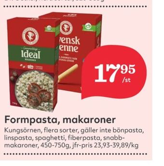 Hemköp Kungsörnen pasta sorterad erbjuda