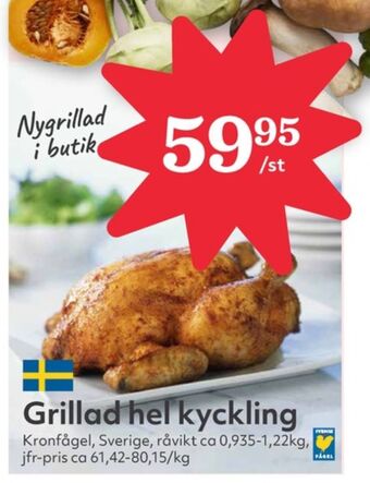 Hemköp Kronfågel kyckling erbjuda