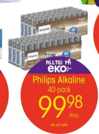 EKO Philips batterier erbjuda
