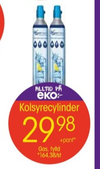 EKO Wassermaxx kolsyrepatron erbjuda
