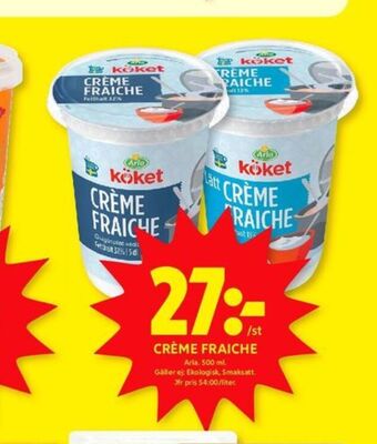 ICA Kvantum Arla köket crème fraiche erbjuda