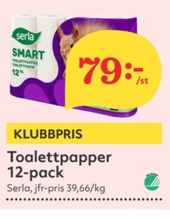 Hemköp Smart toalettpapper erbjuda