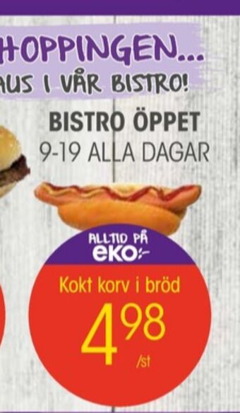 EKO Eko restaurang erbjuda