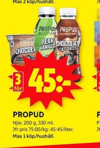 ICA Kvantum Propud pudding erbjuda