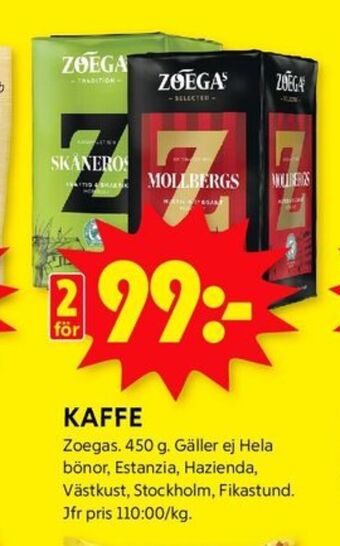 ICA Kvantum Mollbergs blanding kaffe malet erbjuda