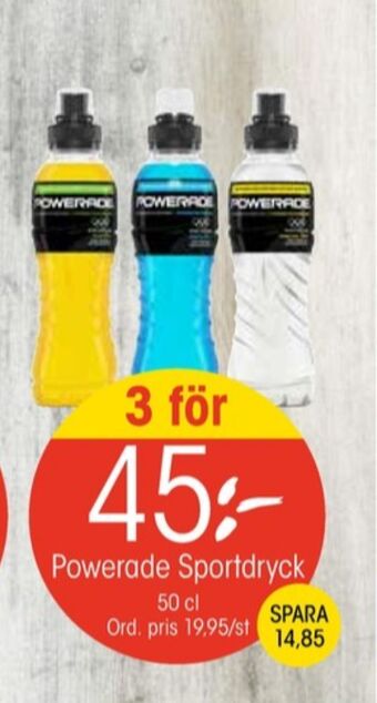 EKO Powerade energidryck erbjuda
