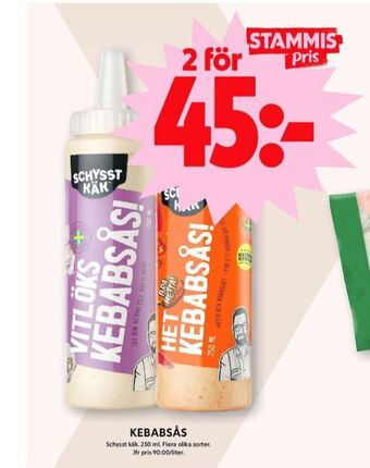 ICA Maxi Schysst käk såser erbjuda