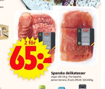 ICA Supermarket Argal serranoskinka erbjuda