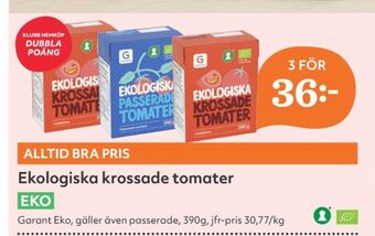 Hemköp Garant tomater erbjuda