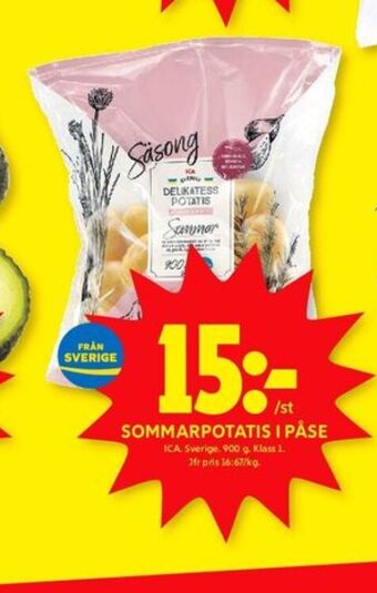 ICA Kvantum Ica potatis erbjuda