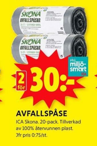 Skona avfallspåsar
