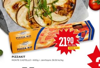 Willys Monte castello pizza kit erbjuda