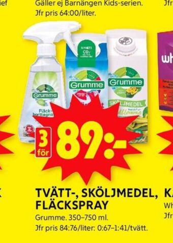 ICA Kvantum Grumme fläckborttagning erbjuda