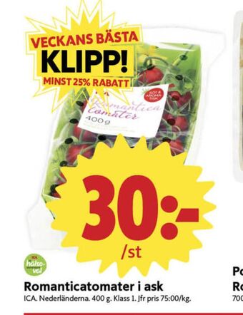 ICA Nära Ica romanticatomat erbjuda