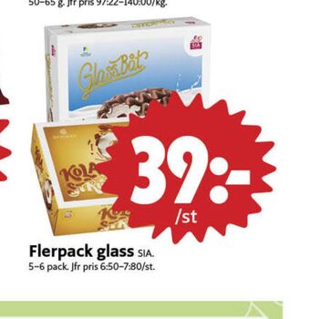 ICA Nära Sia glassbåtar erbjuda