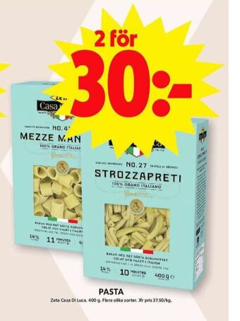 ICA Maxi Casa di luca pasta sorterad erbjuda