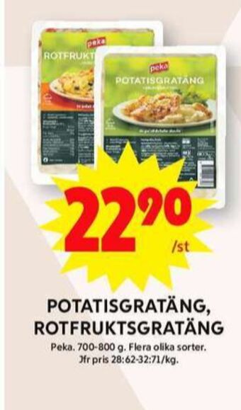 ICA Maxi Peka potatisgratäng erbjuda