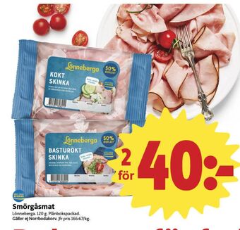 ICA Nära Lönneberga skinka erbjuda