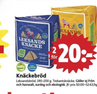 ICA Nära Leksands knäcke knäckebröd erbjuda