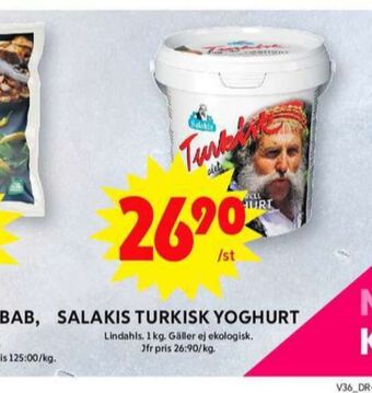 ICA Maxi Salakis yoghurt erbjuda